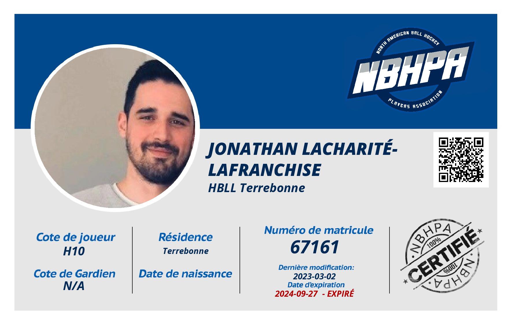 Jonathan Lacharité-Lafranchise