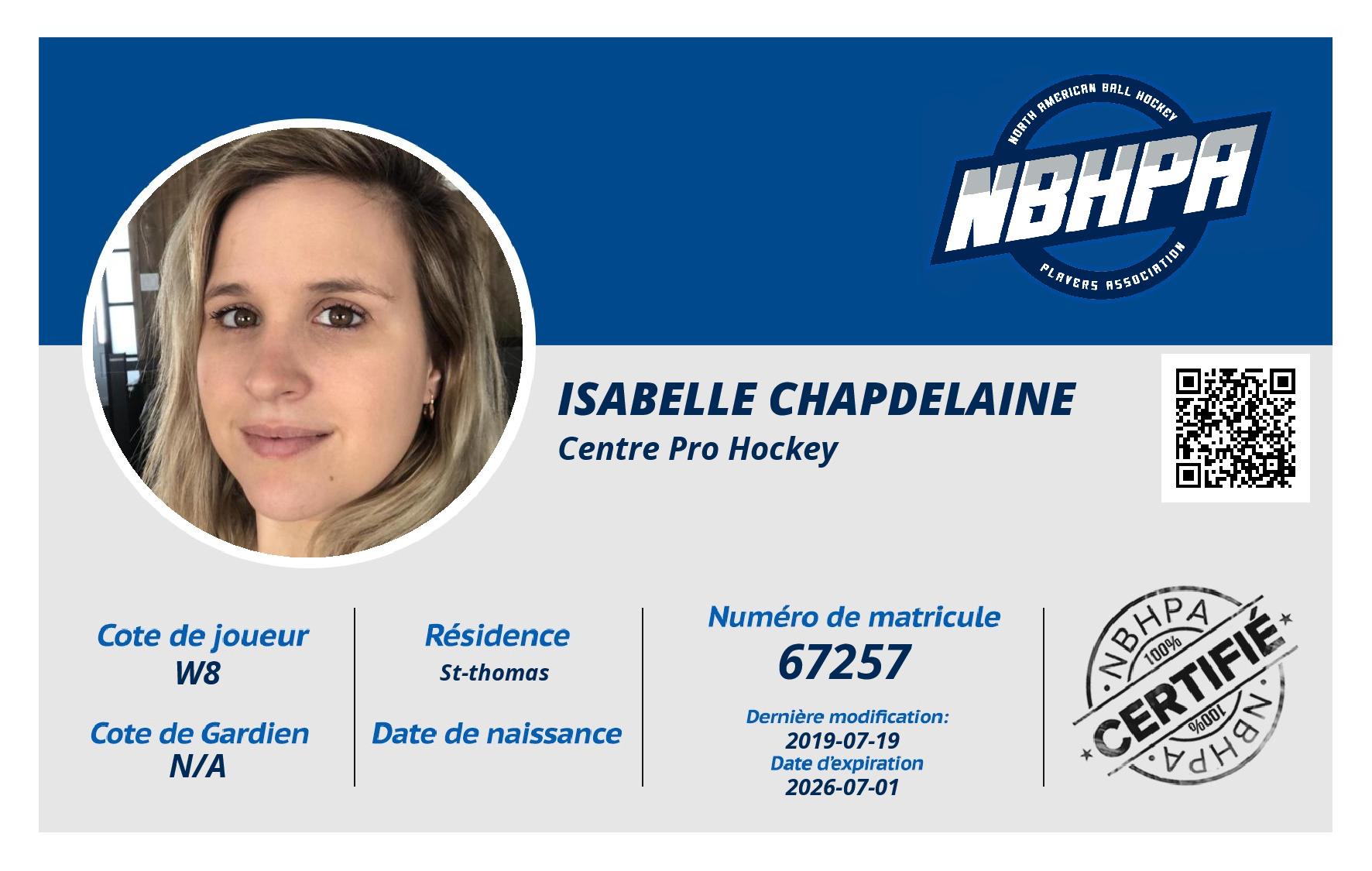 Isabelle Chapdelaine