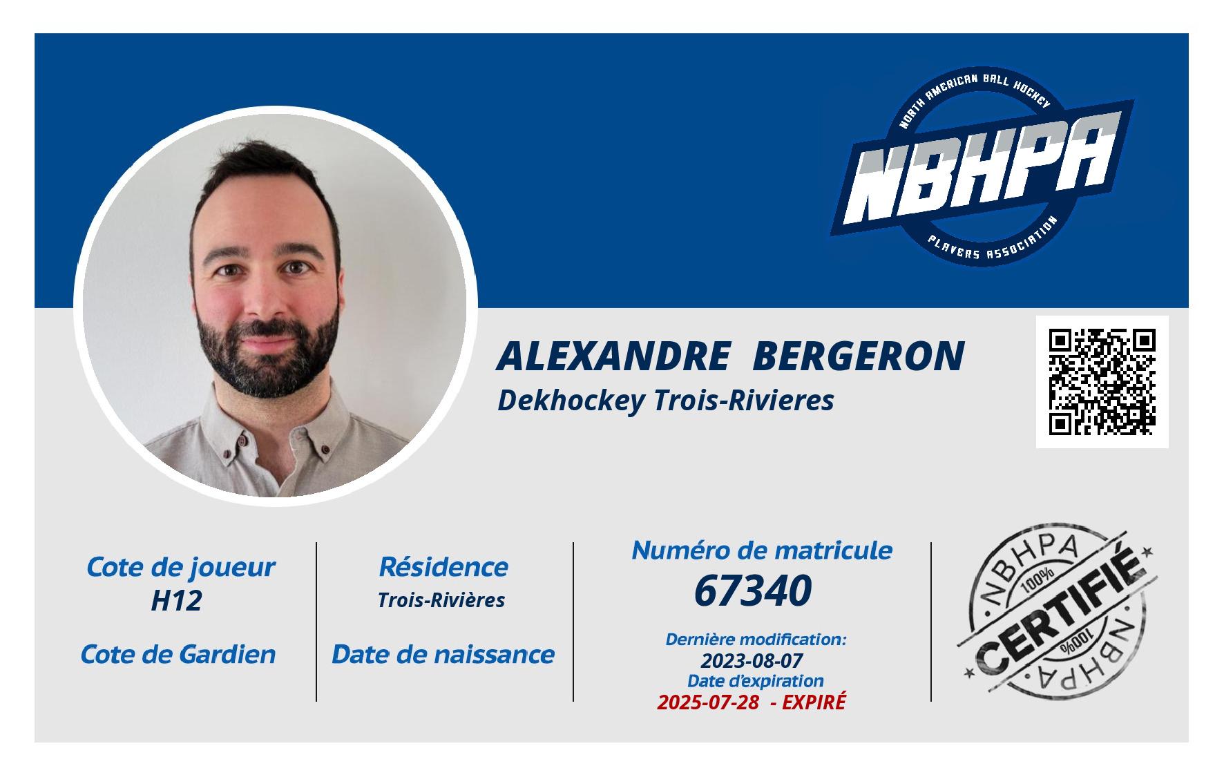Alexandre  Bergeron 