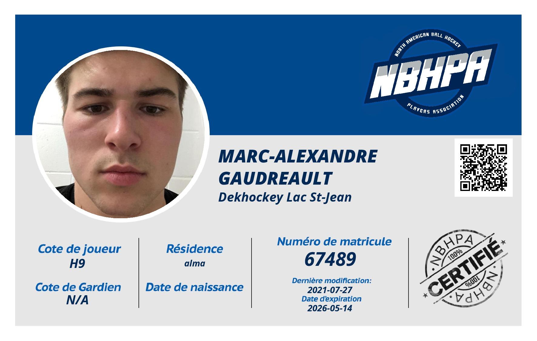 Marc-Alexandre Gaudreault