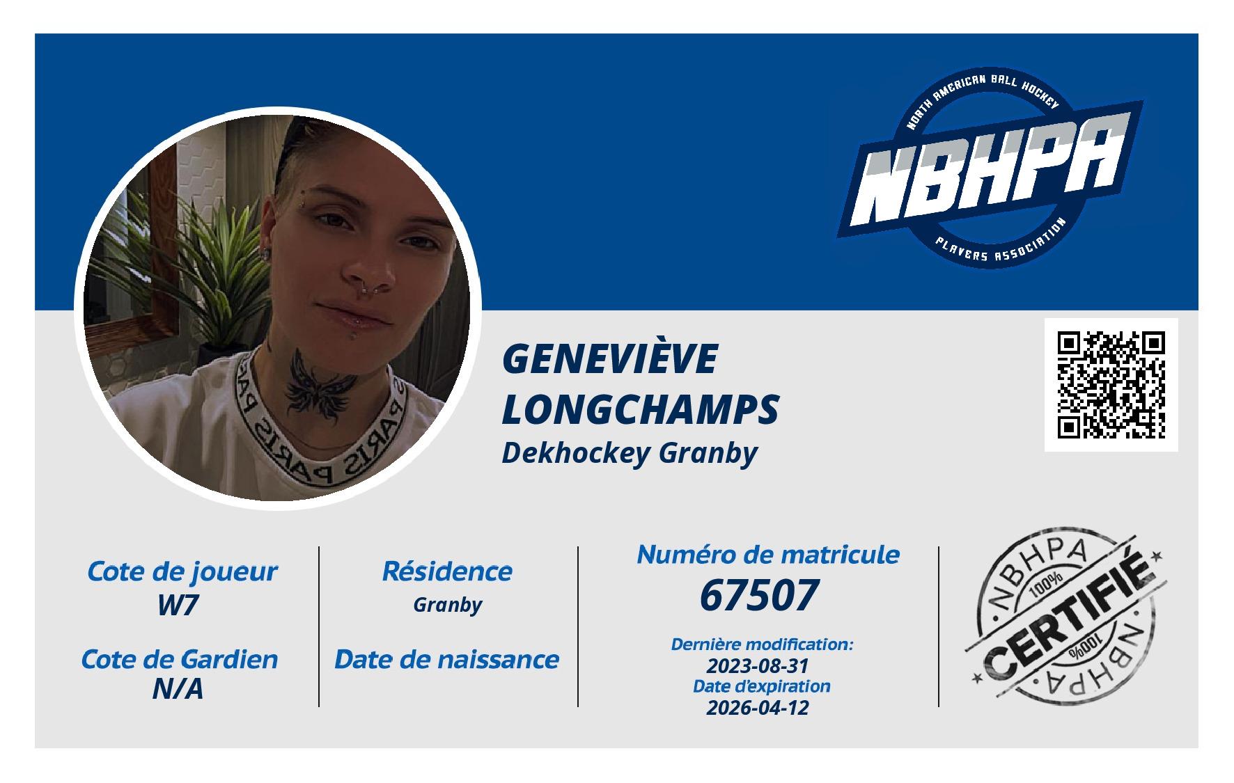Geneviève Longchamps