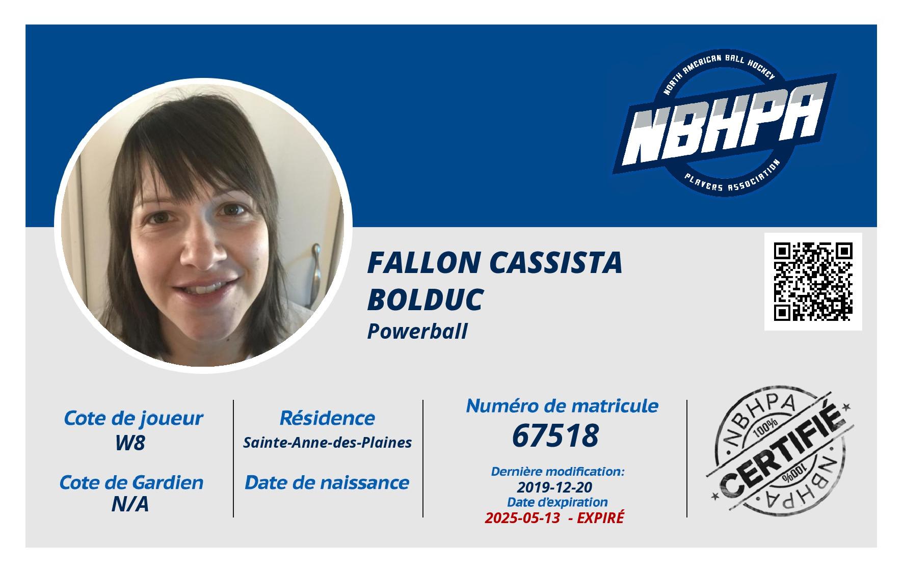 Fallon Cassista Bolduc