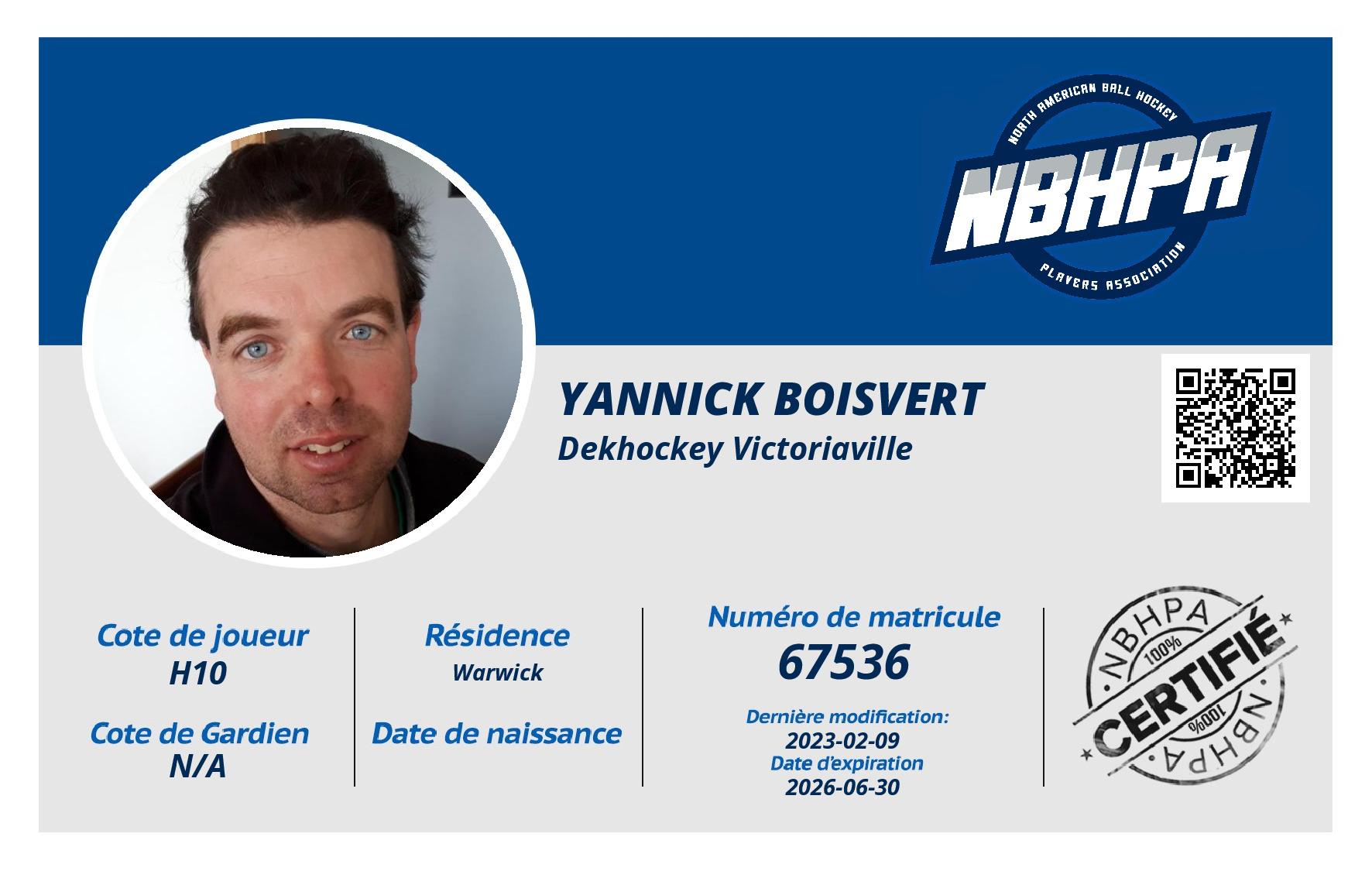 Yannick Boisvert
