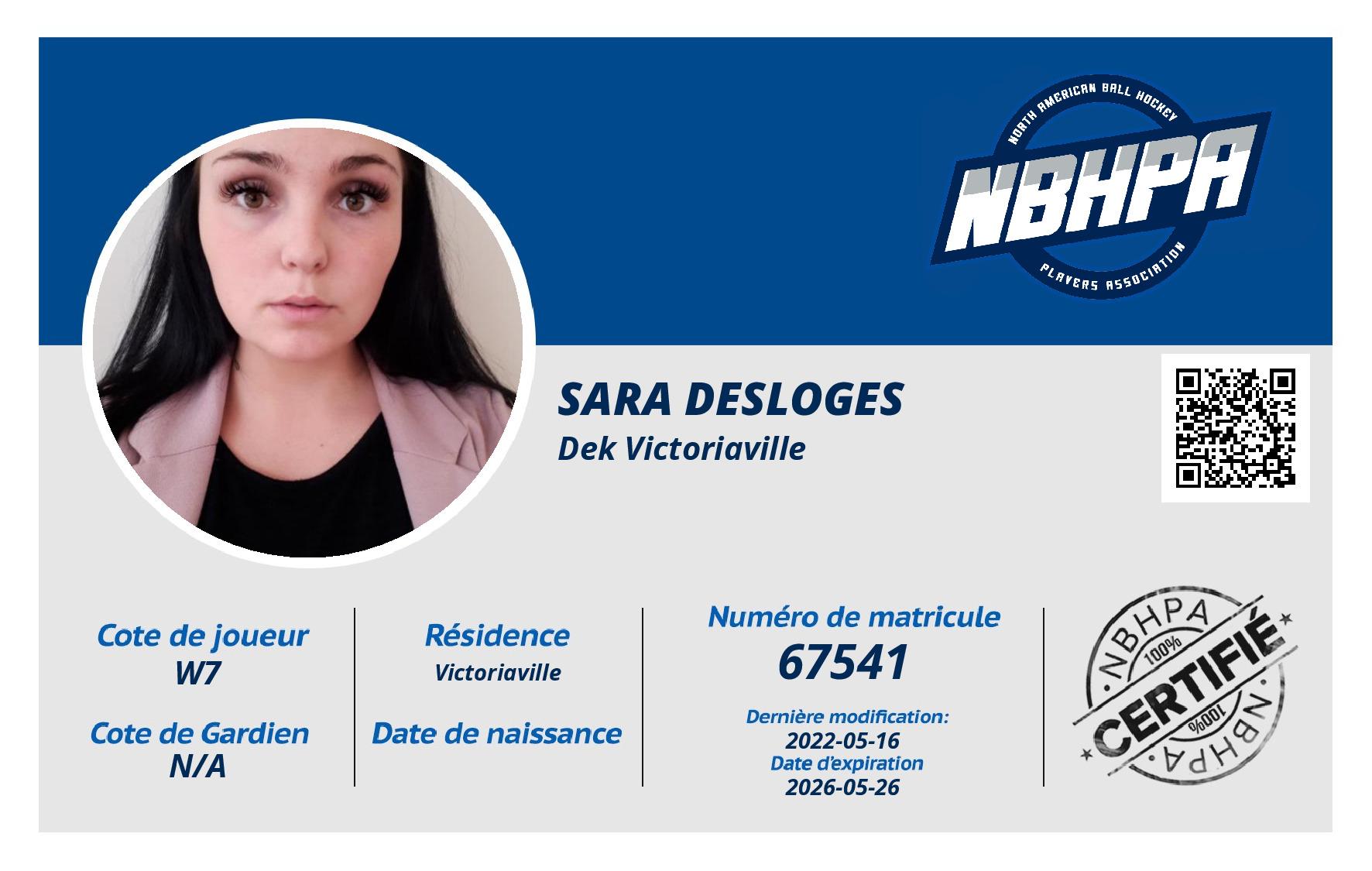 Sara Desloges 