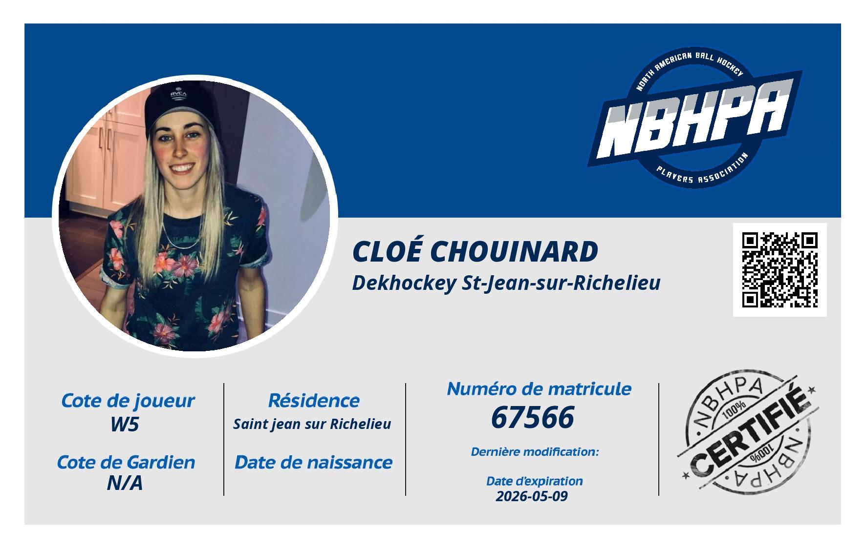 Cloé Chouinard 