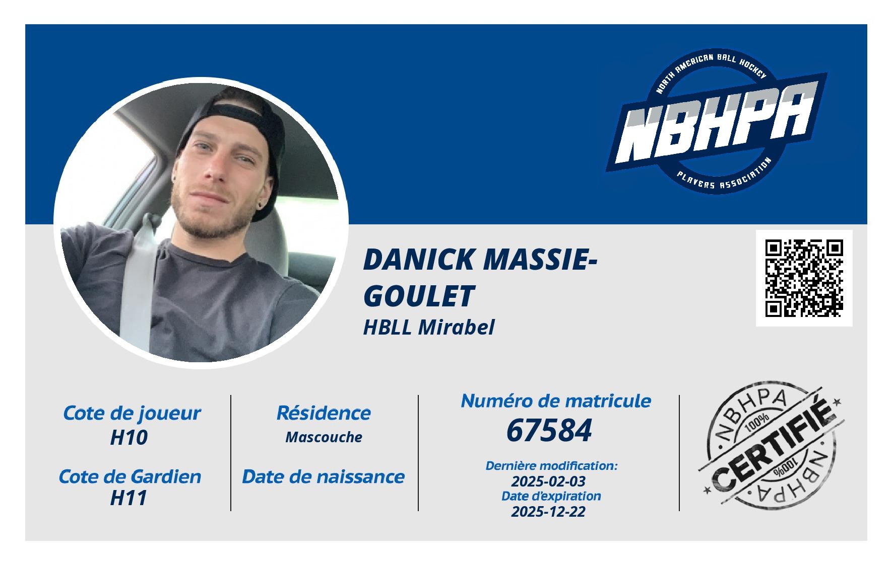 Danick Massie-Goulet