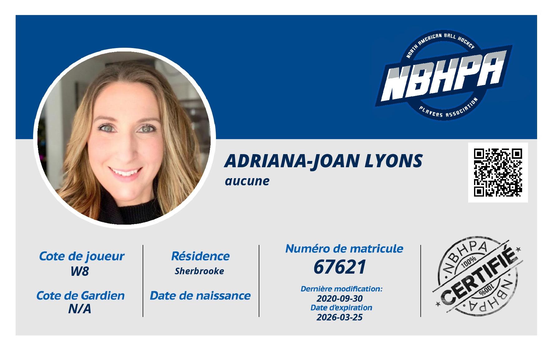 Adriana-Joan Lyons