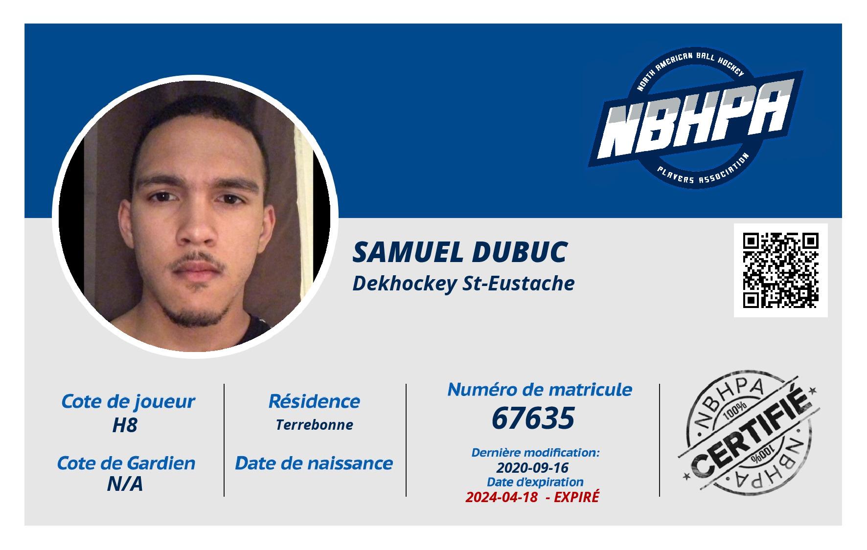 Samuel Dubuc