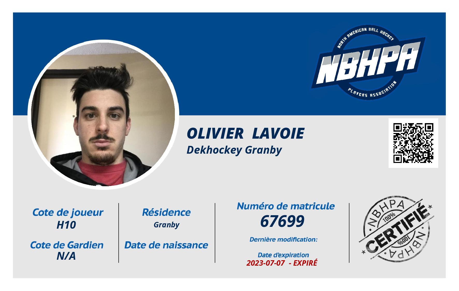 Olivier  Lavoie