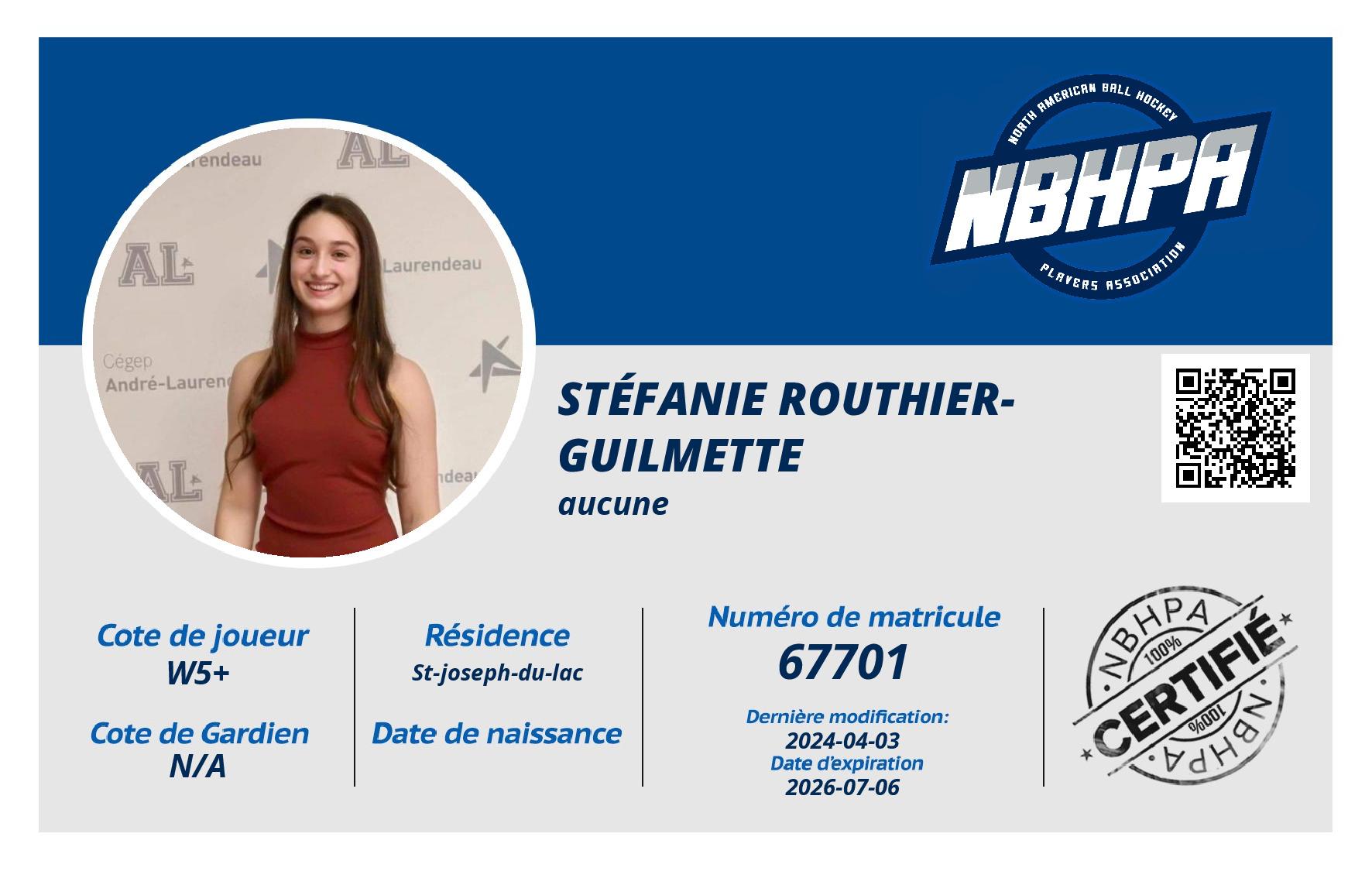 Stéfanie Routhier-Guilmette