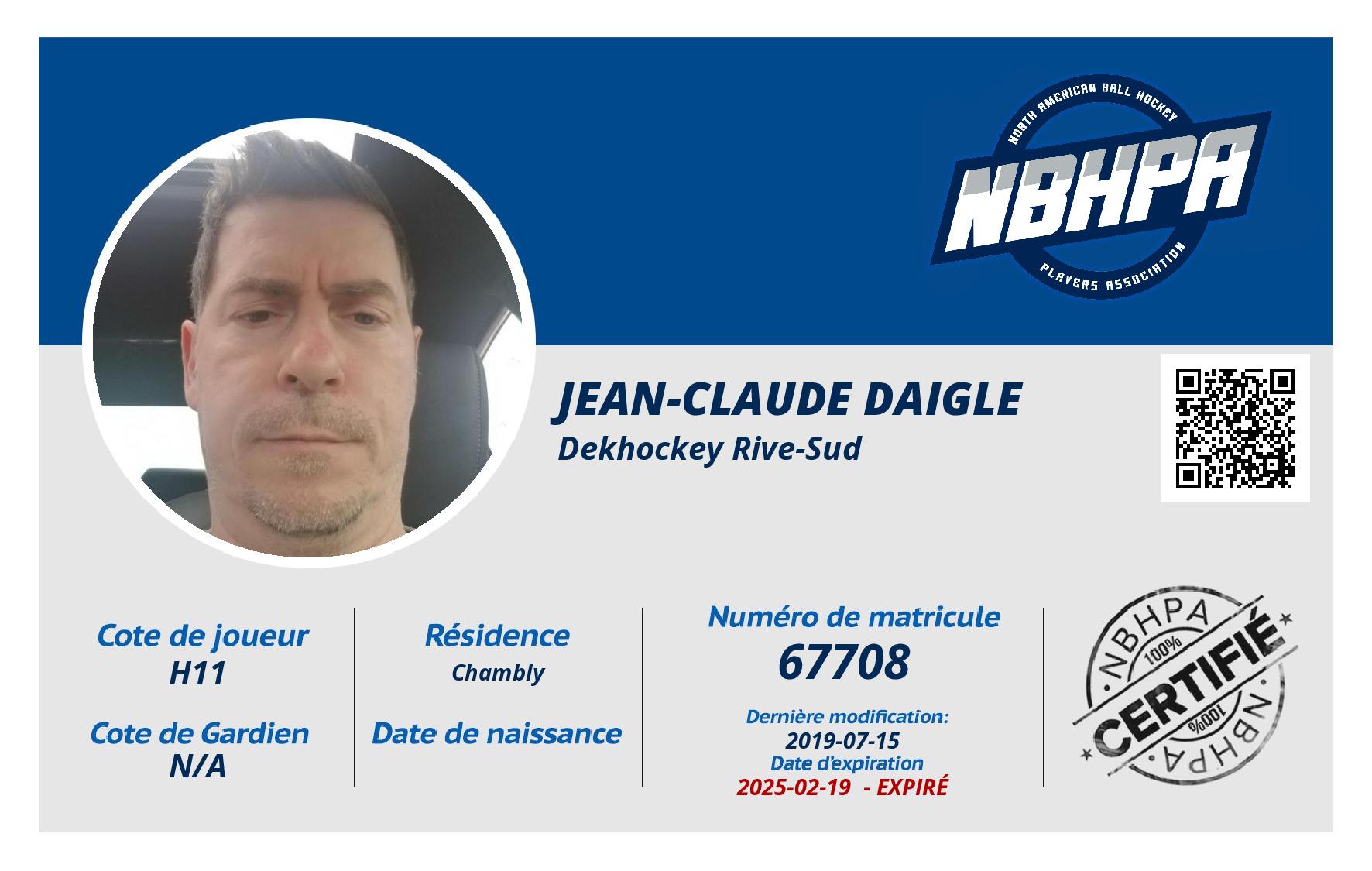 Jean-Claude Daigle 