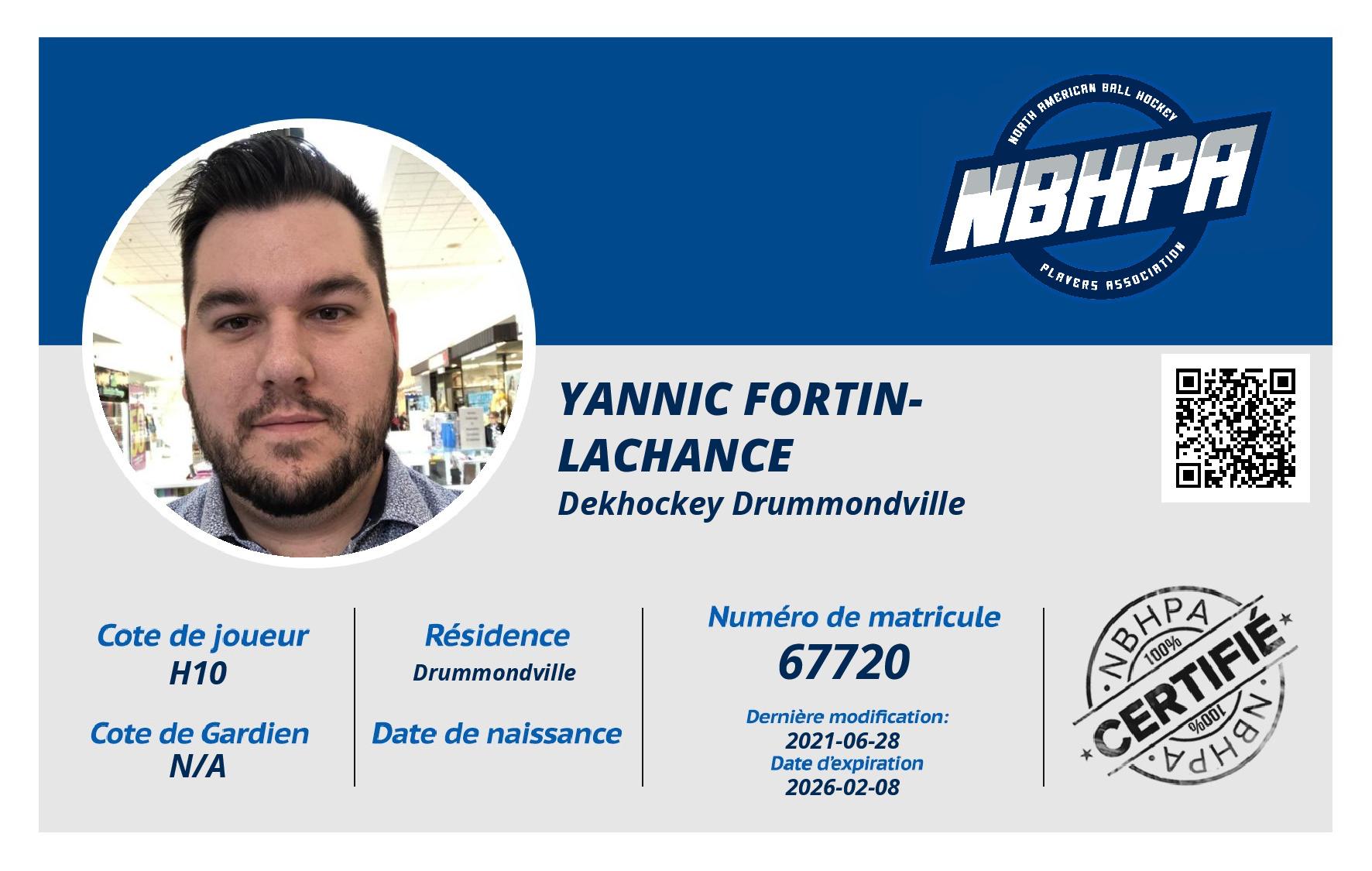 Yannic Fortin-Lachance 