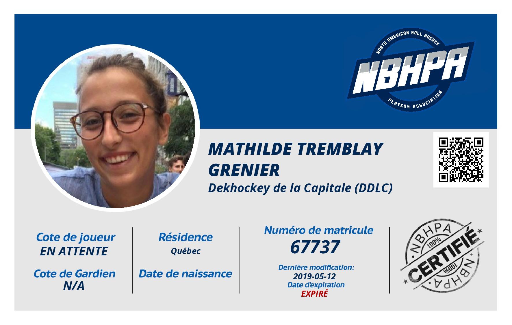Mathilde Tremblay Grenier