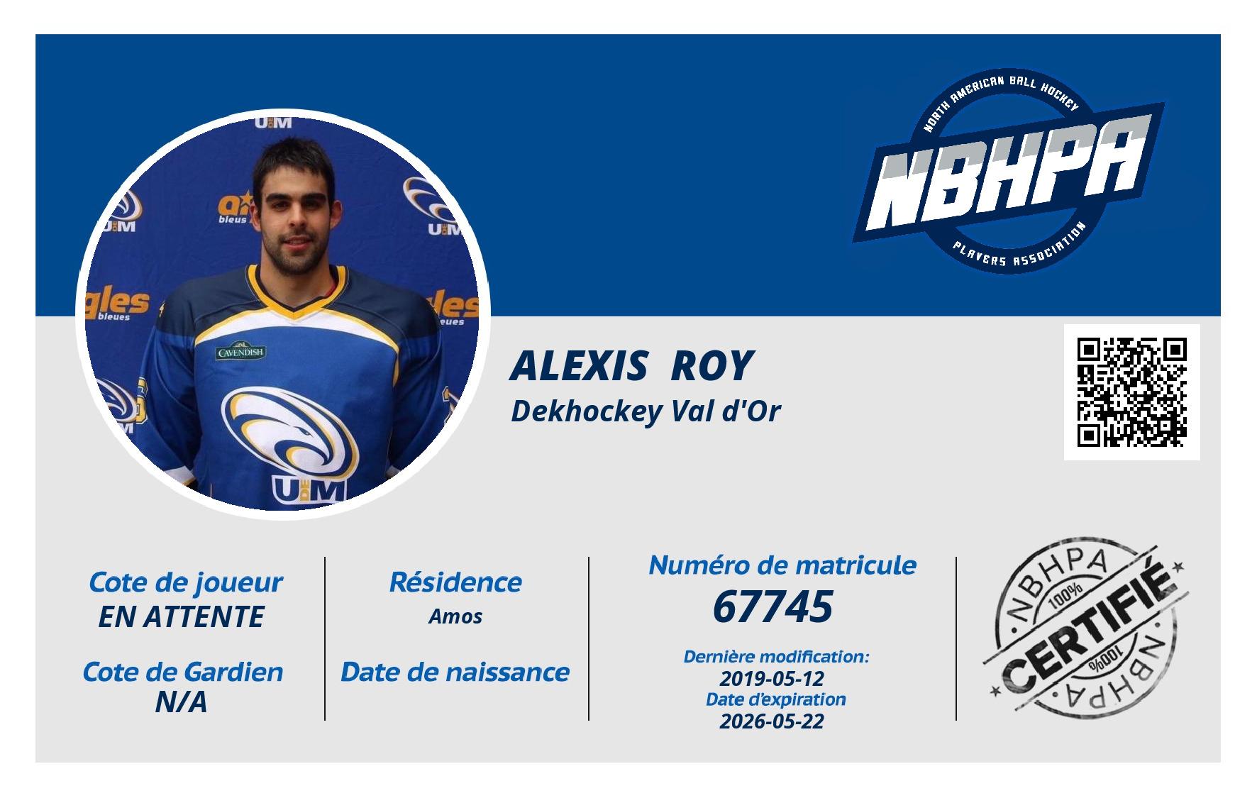Alexis  Roy
