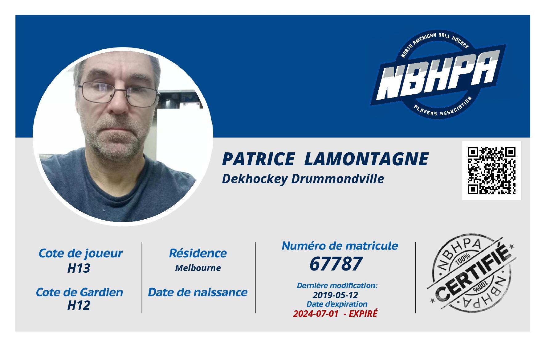 Patrice  Lamontagne 