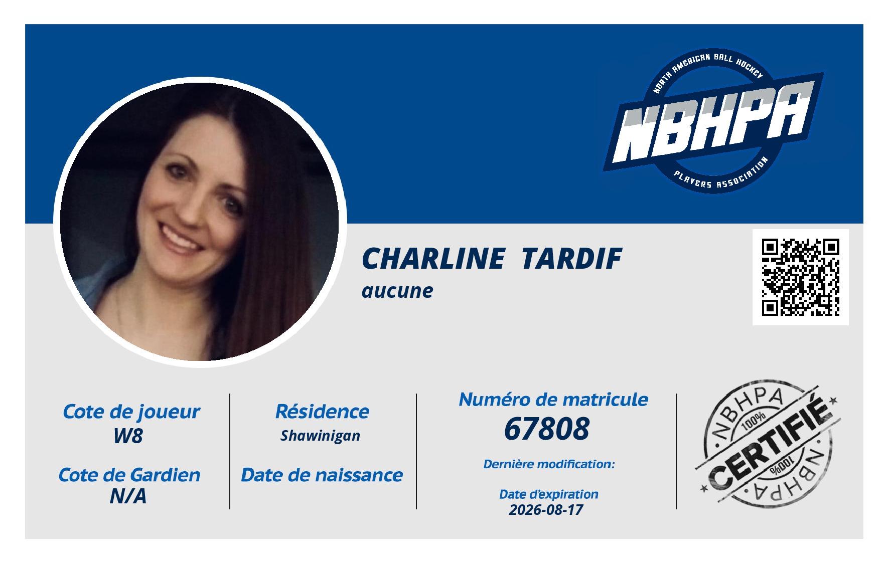 Charline  Tardif 