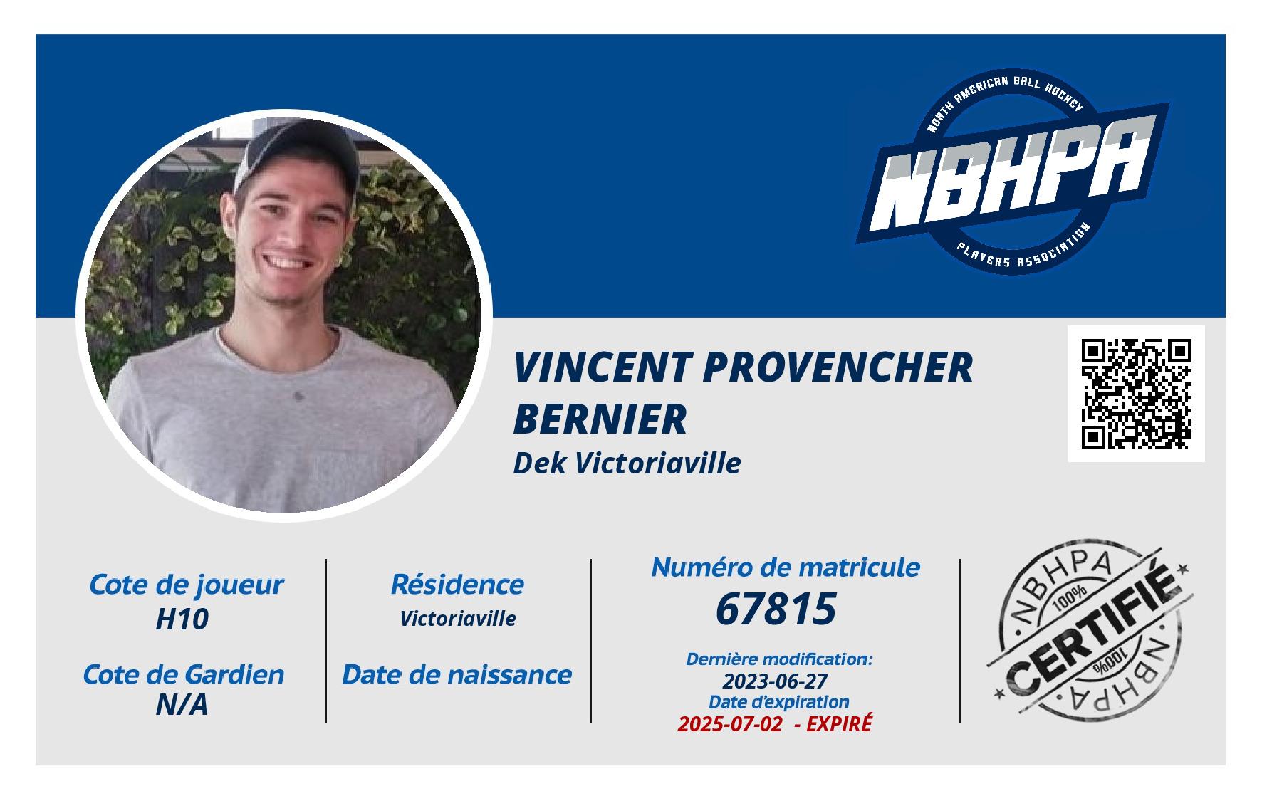 Vincent Provencher Bernier