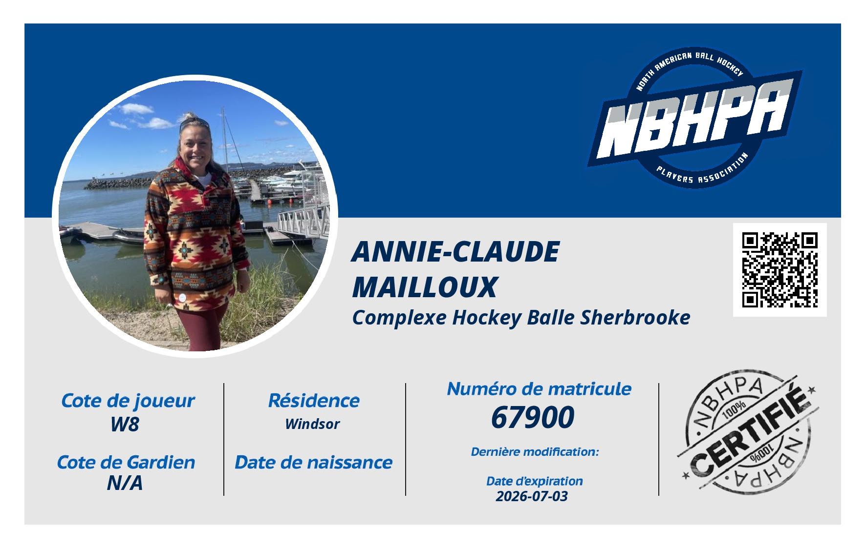 Annie-Claude  Mailloux