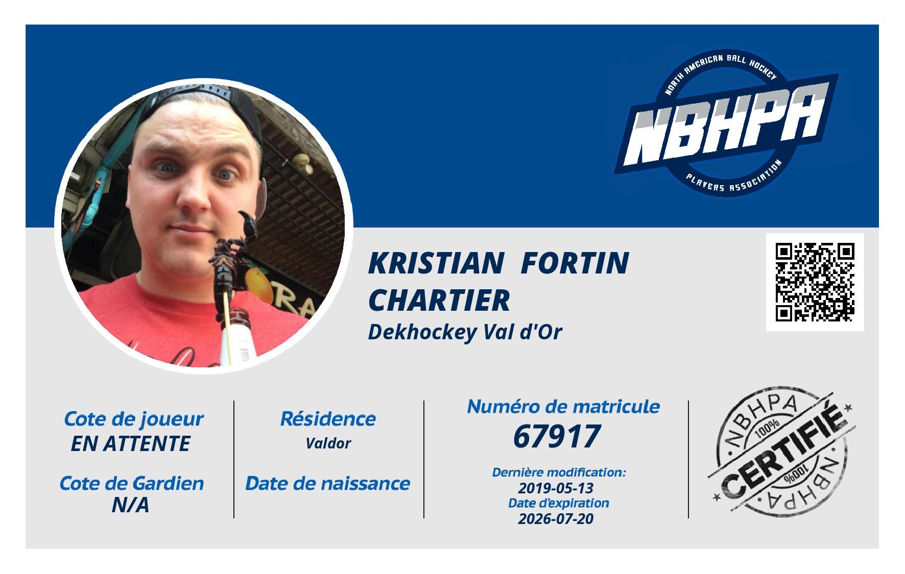 Kristian  Fortin Chartier