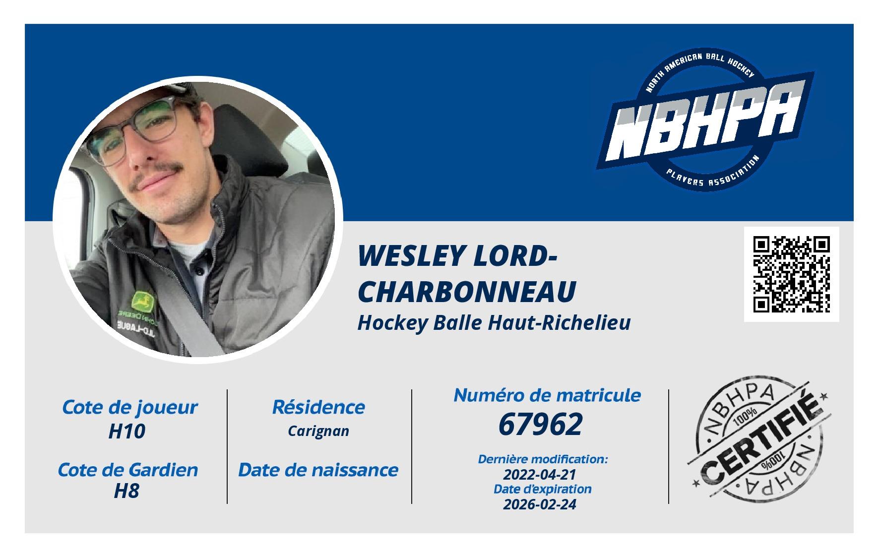 Wesley Lord-Charbonneau