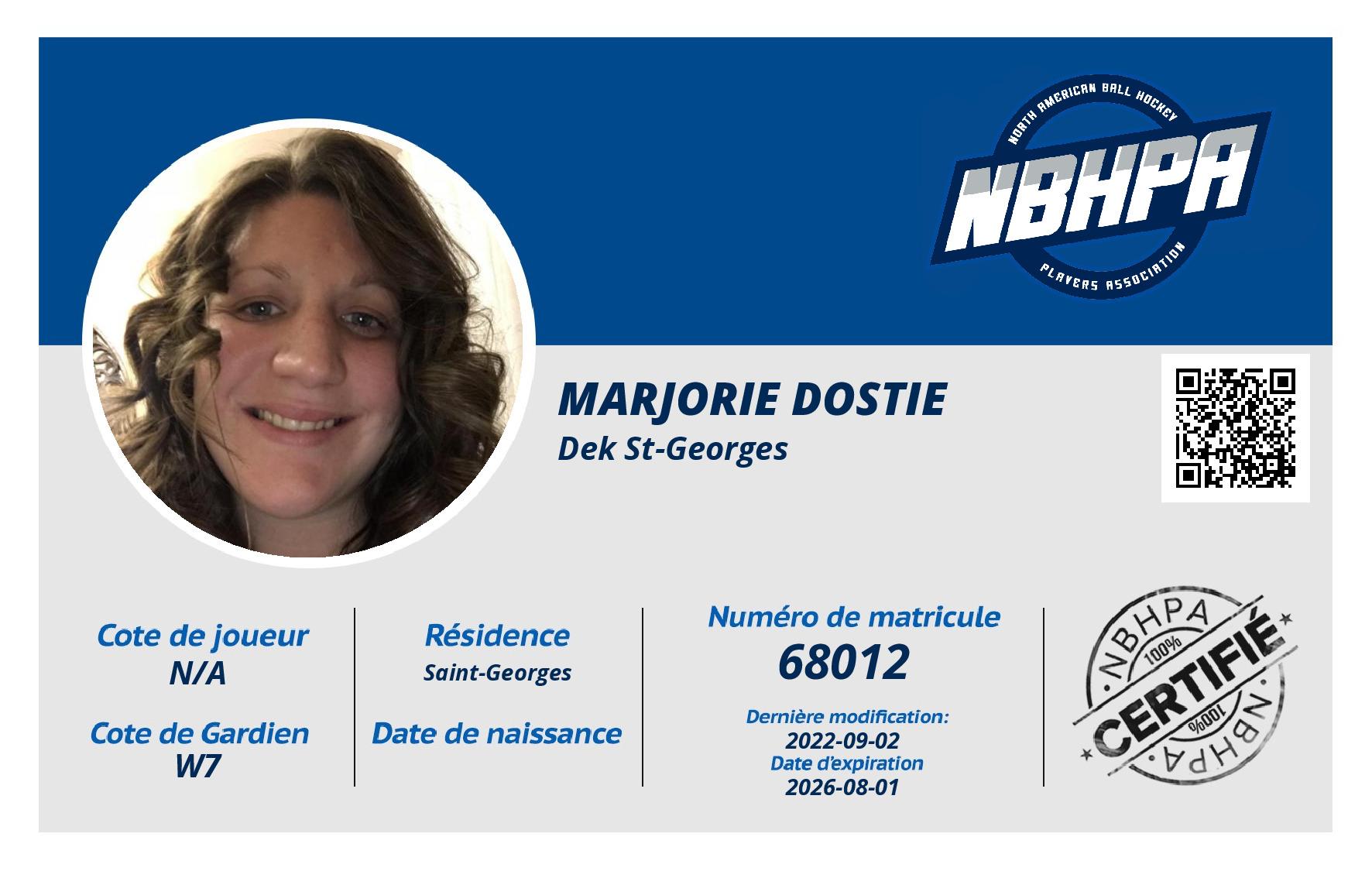 Marjorie Dostie