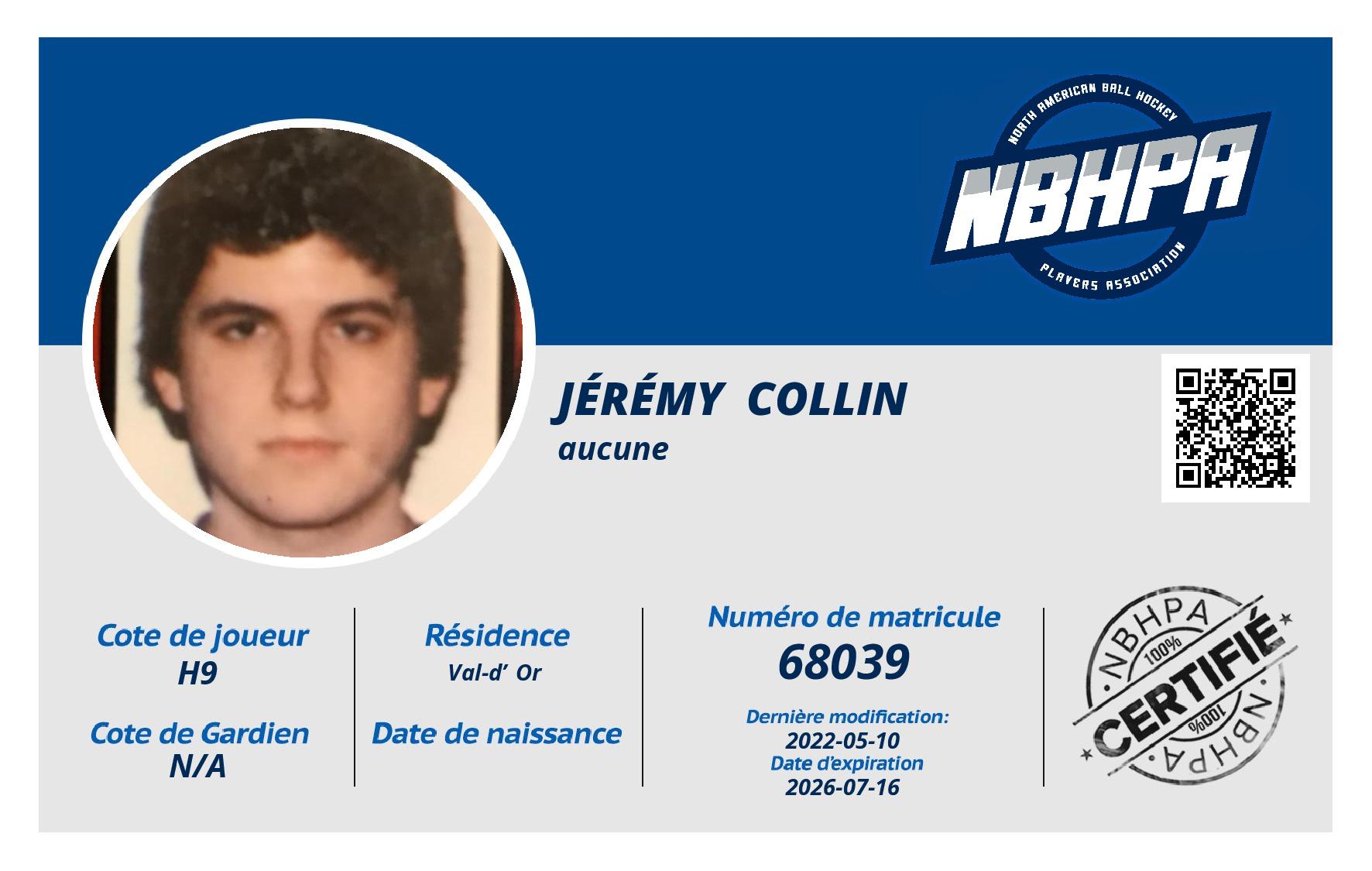 Jérémy  Collin 