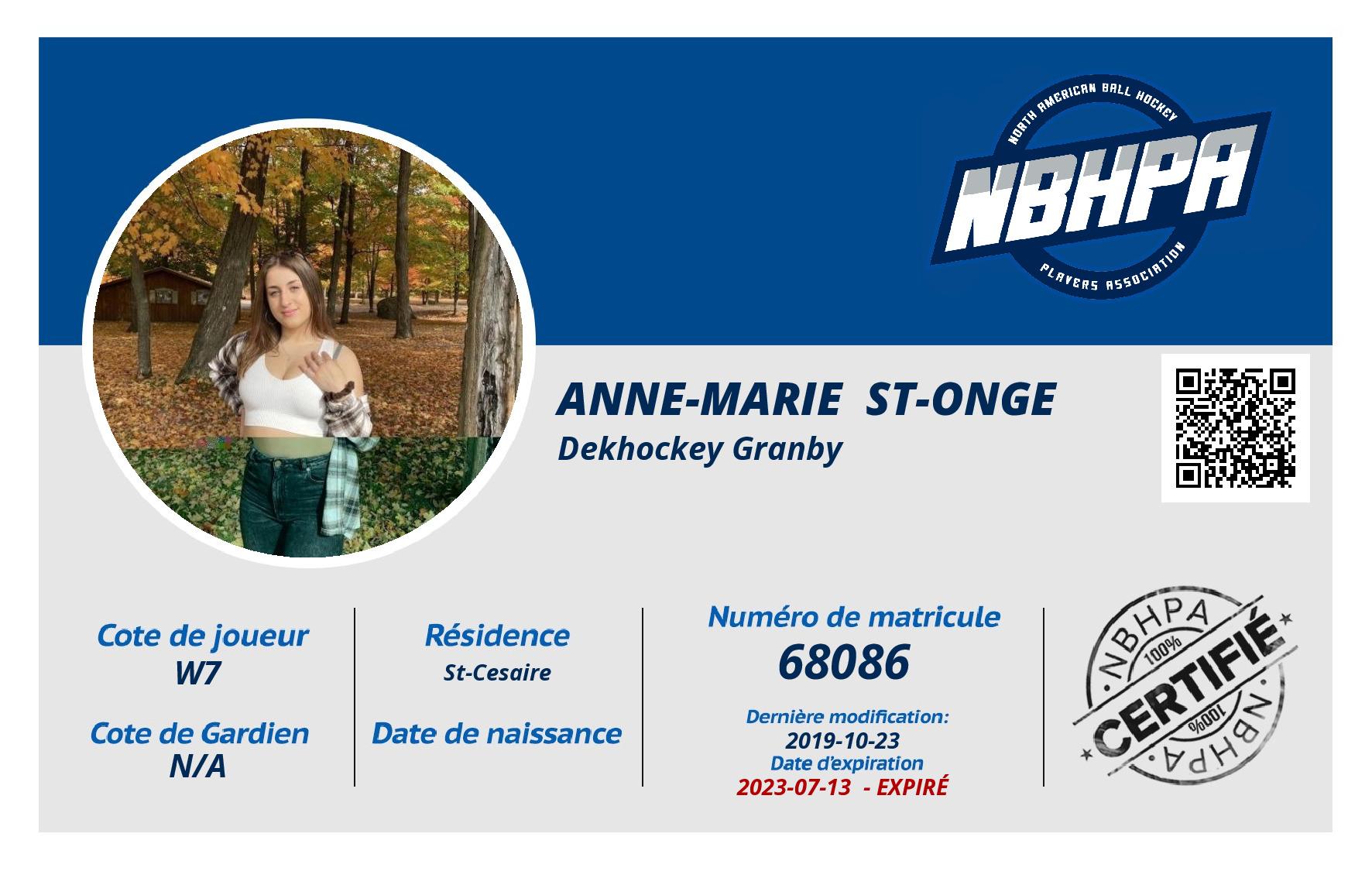 Anne-Marie  St-Onge
