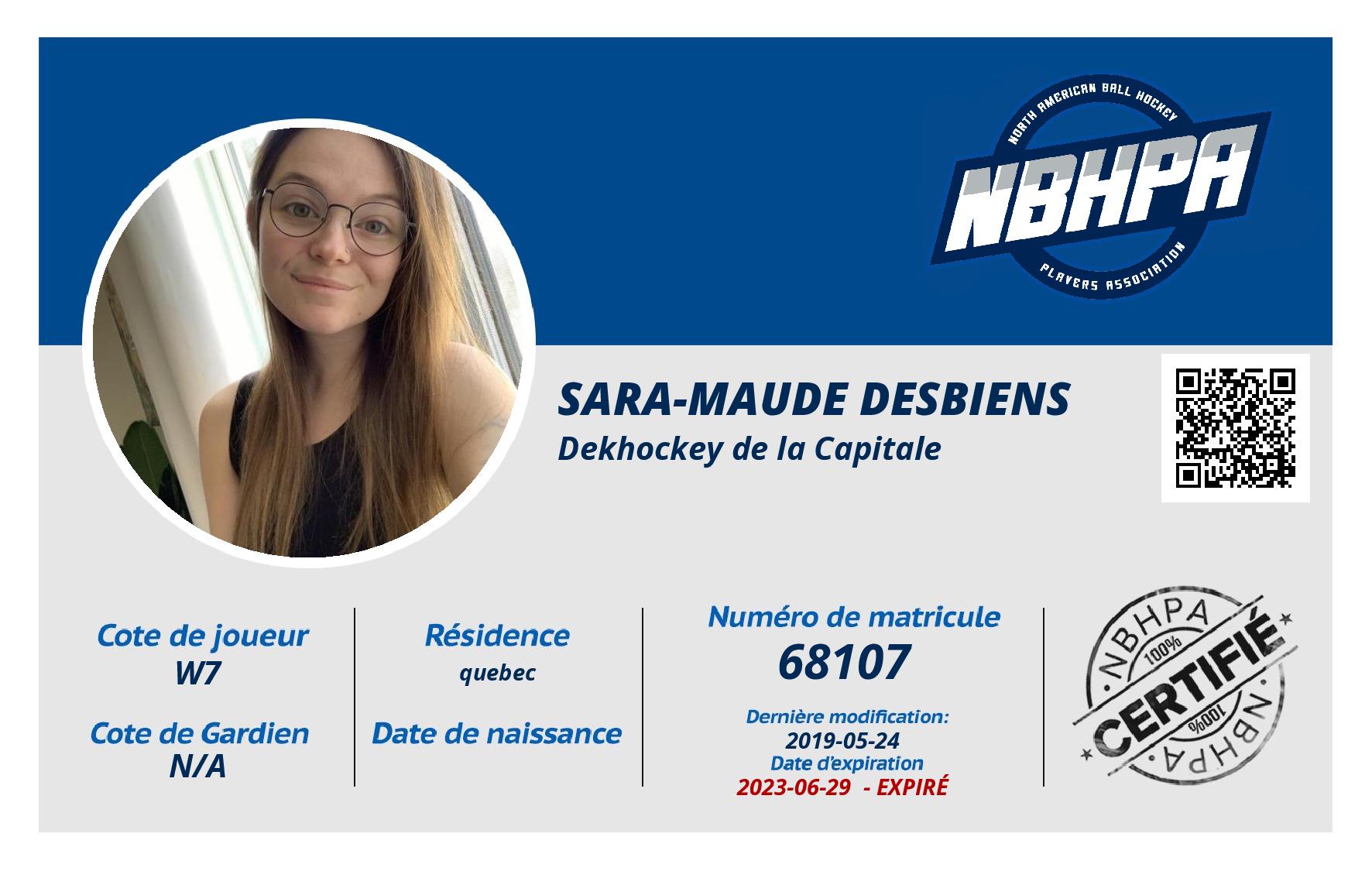 Sara-Maude Desbiens