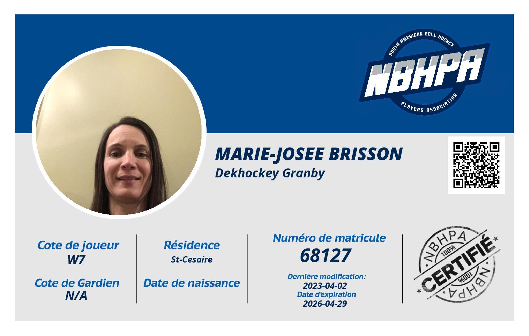 Marie-Josee Brisson 