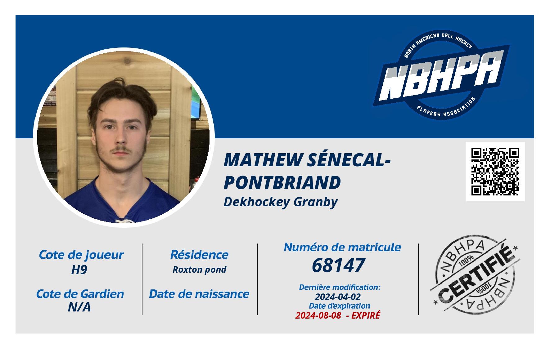 Mathew Sénecal-Pontbriand