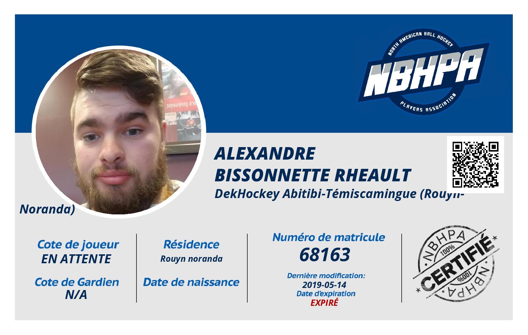 Alexandre Bissonnette Rheault