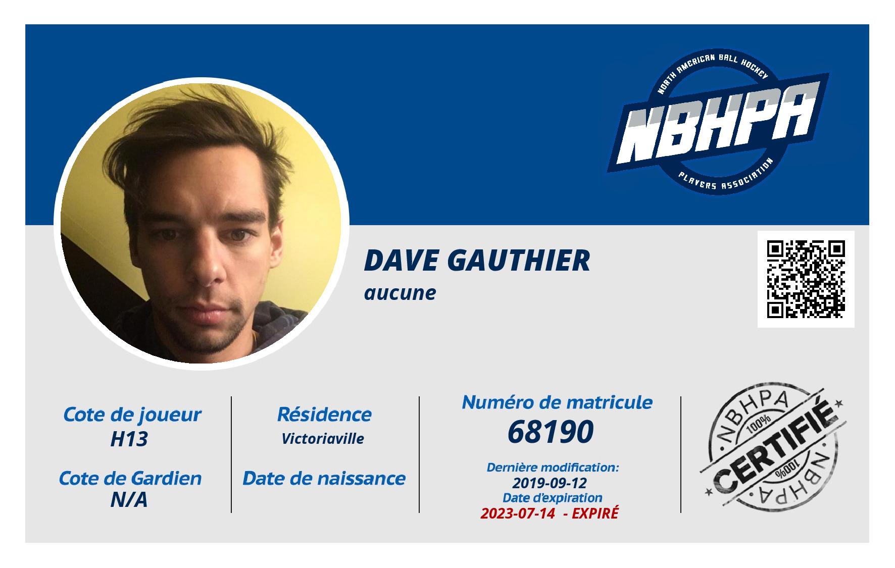 Dave Gauthier