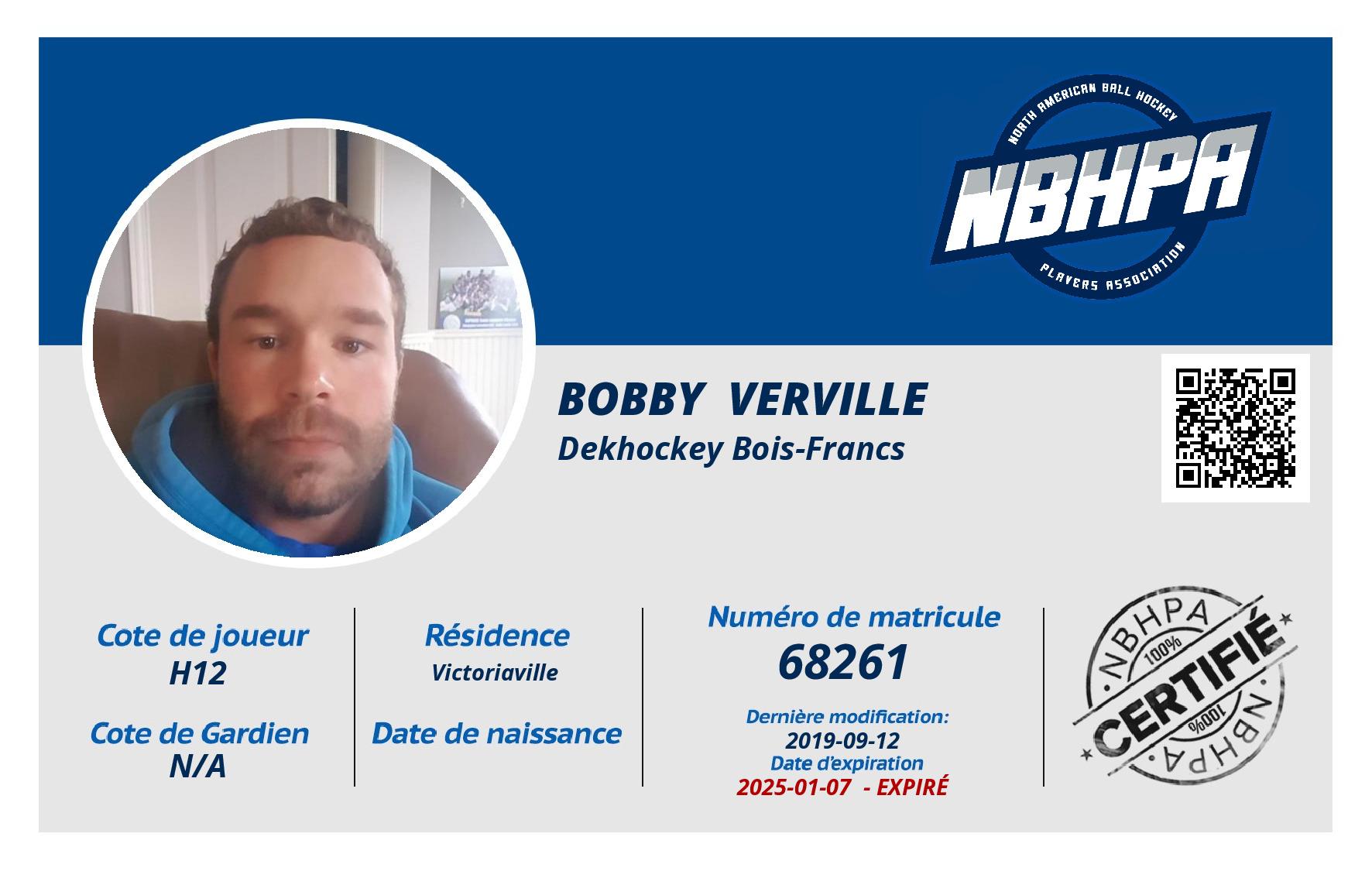 Bobby  Verville 