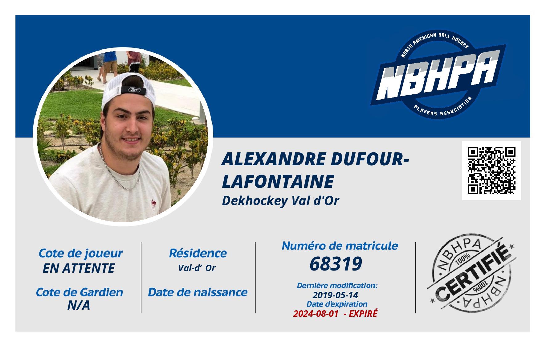 Alexandre Dufour-Lafontaine
