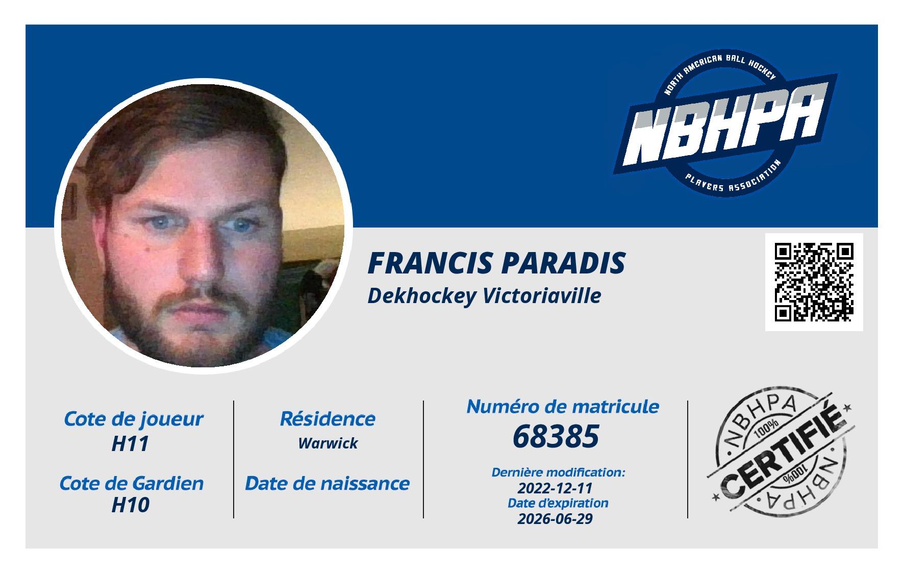 Francis Paradis