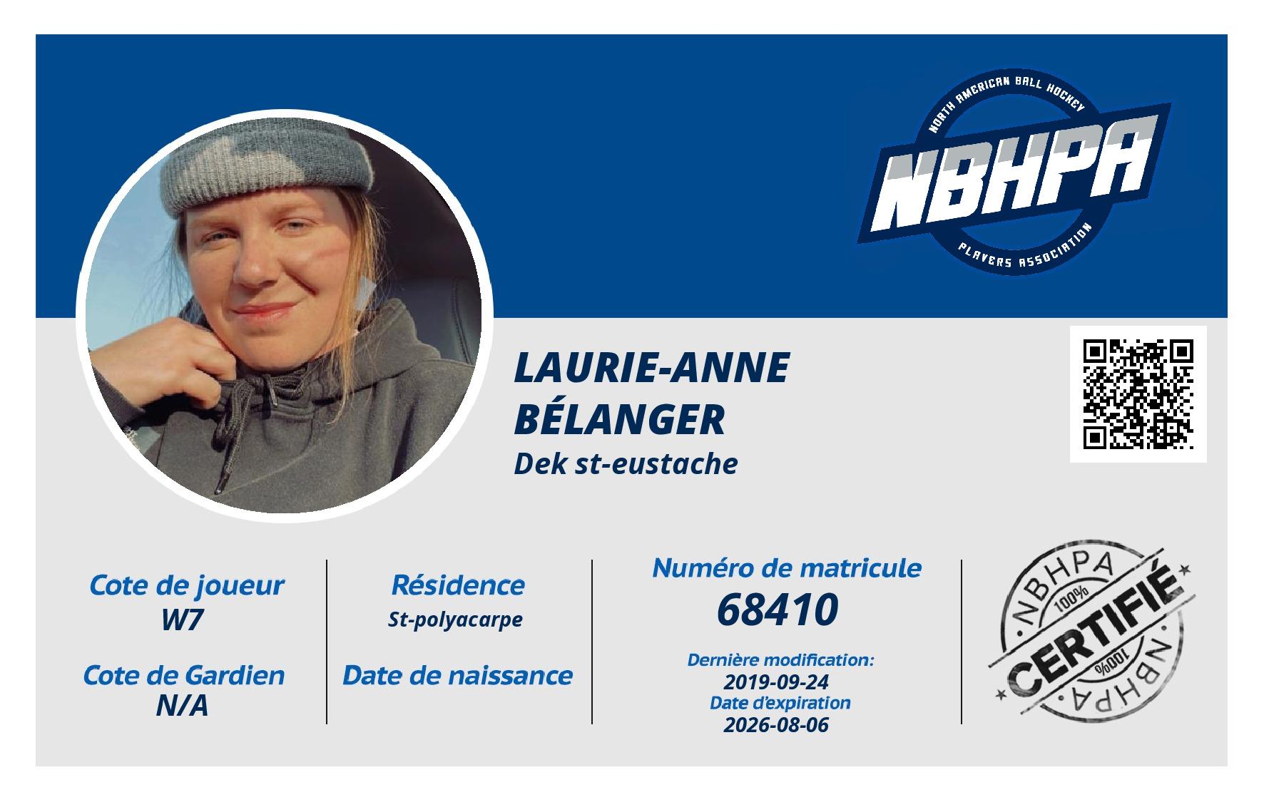 Laurie-Anne  Bélanger 