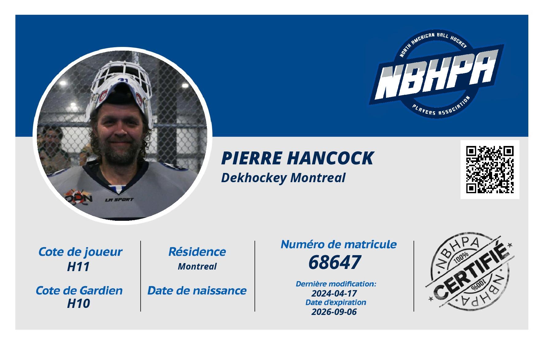 Pierre Hancock 