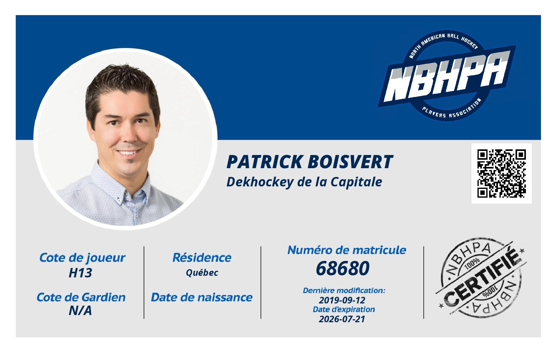 Patrick Boisvert