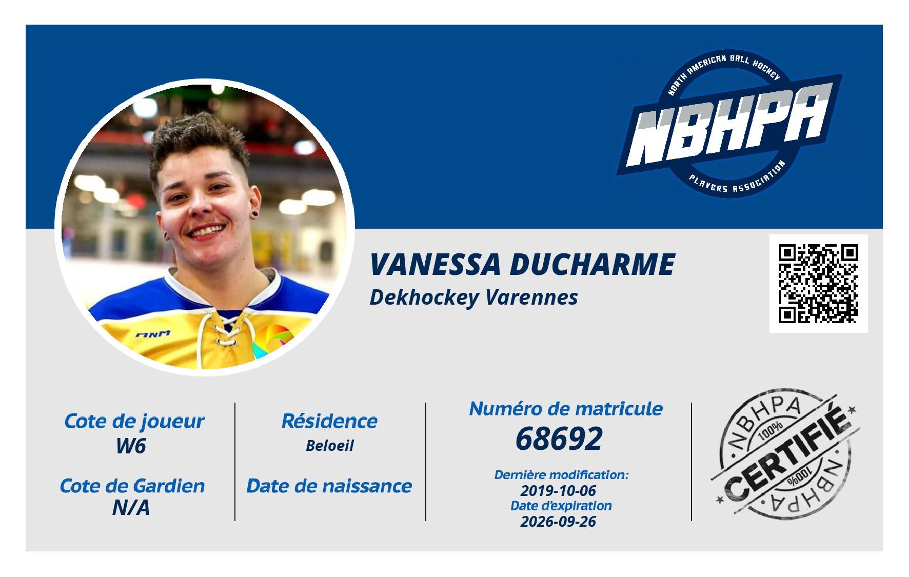 Vanessa Ducharme