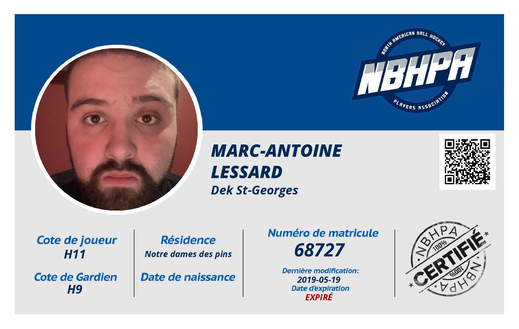 Marc-antoine Lessard