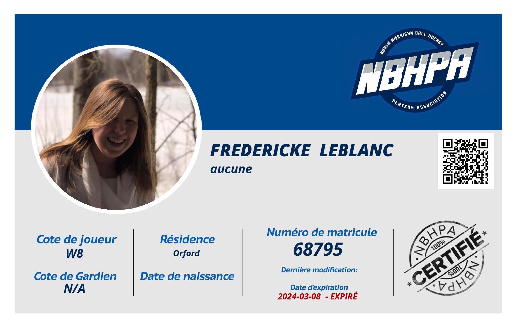 Fredericke  Leblanc