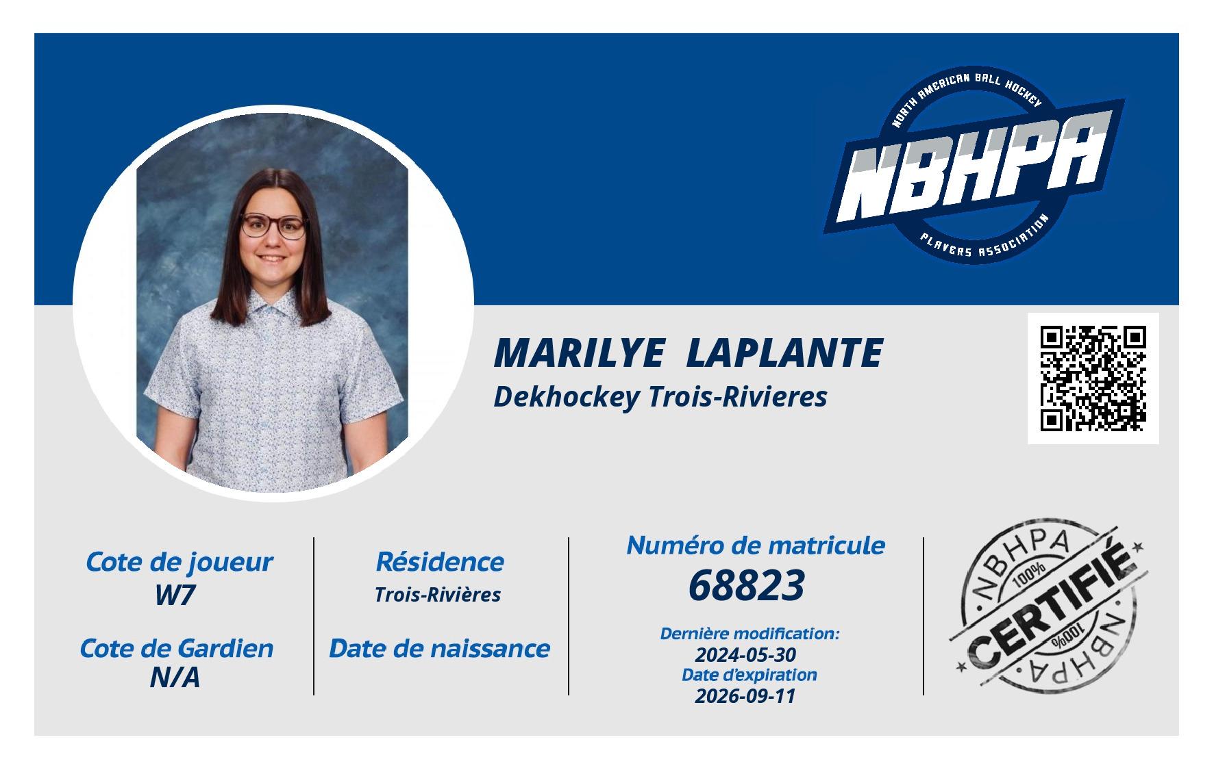 Marilye  Laplante 