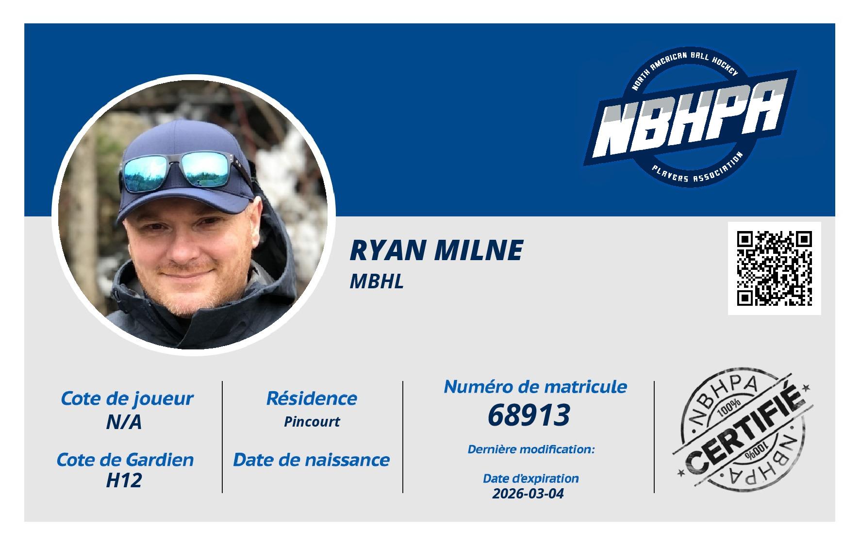 Ryan Milne