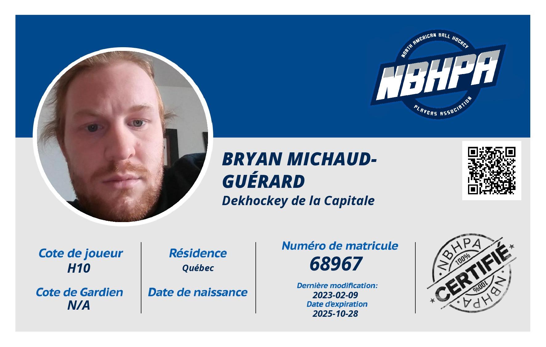 Bryan Michaud-Guérard