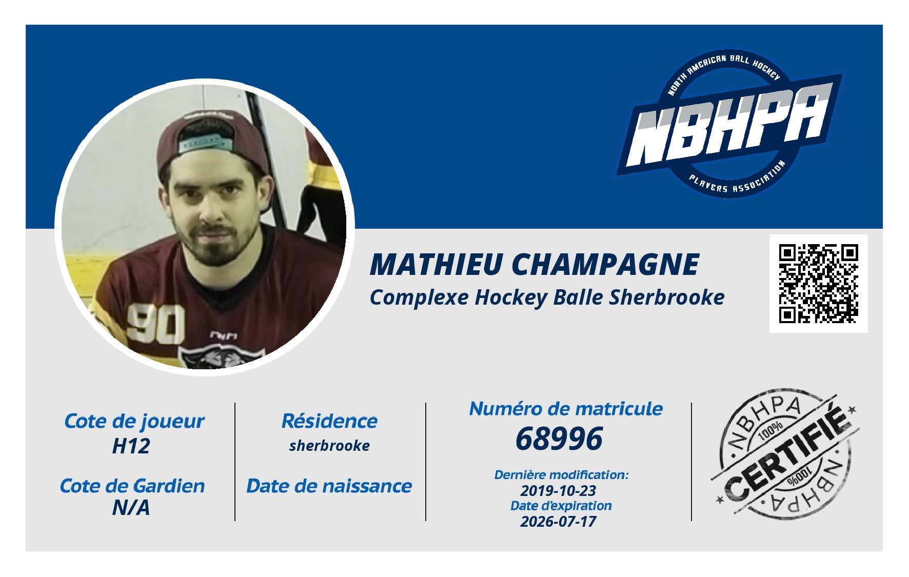 Mathieu Champagne