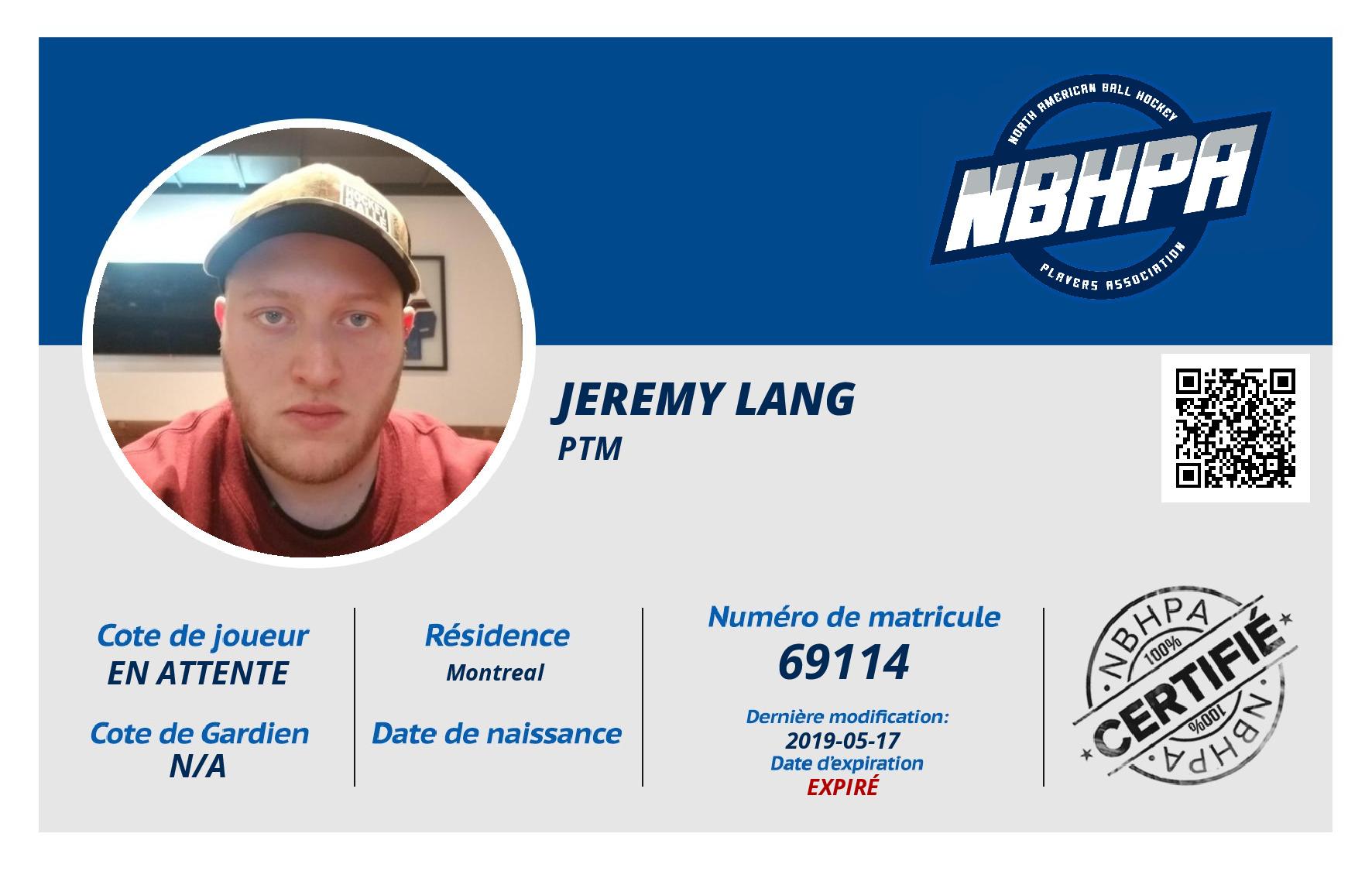 Jeremy Lang