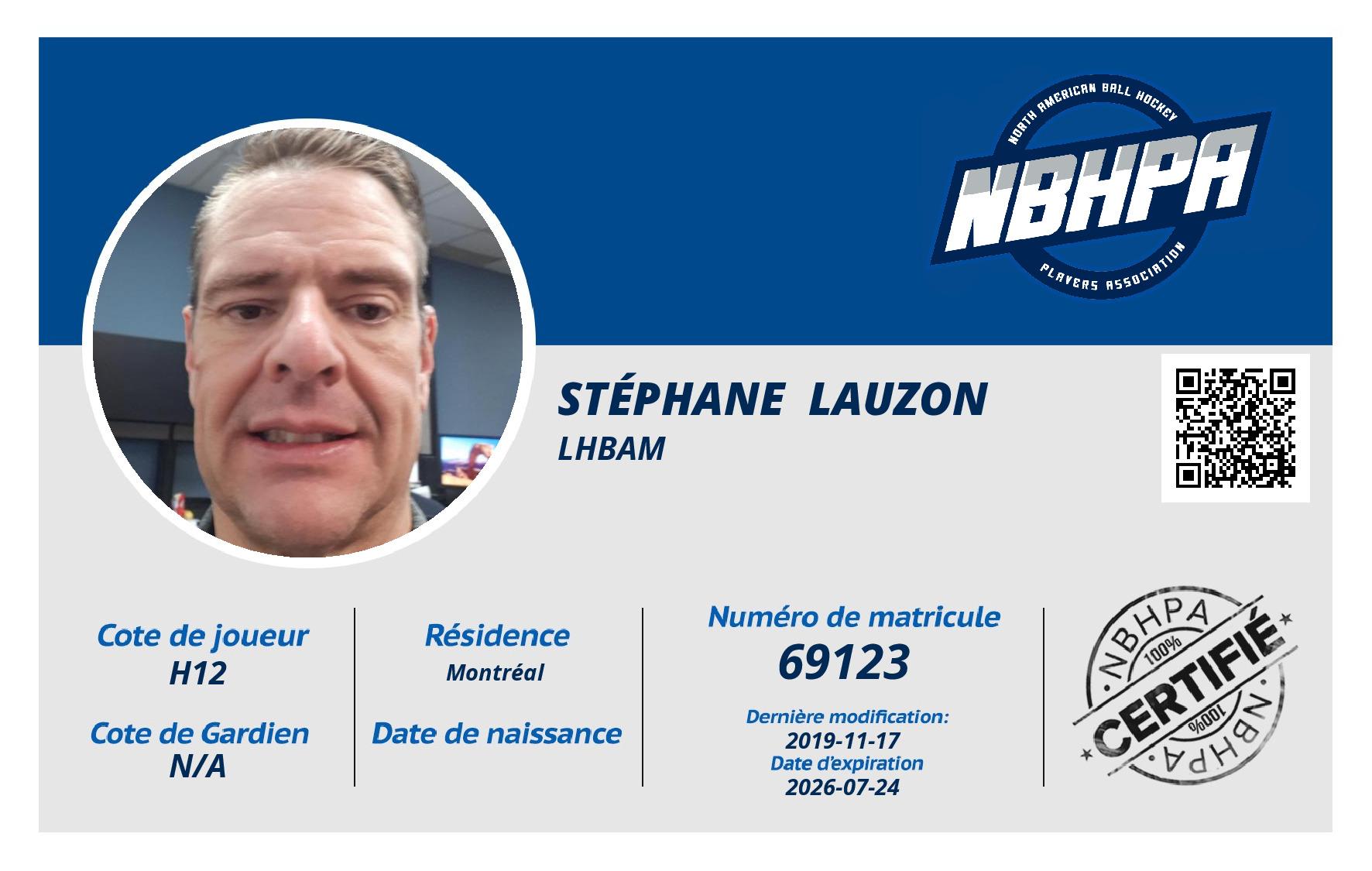 Stéphane  Lauzon 