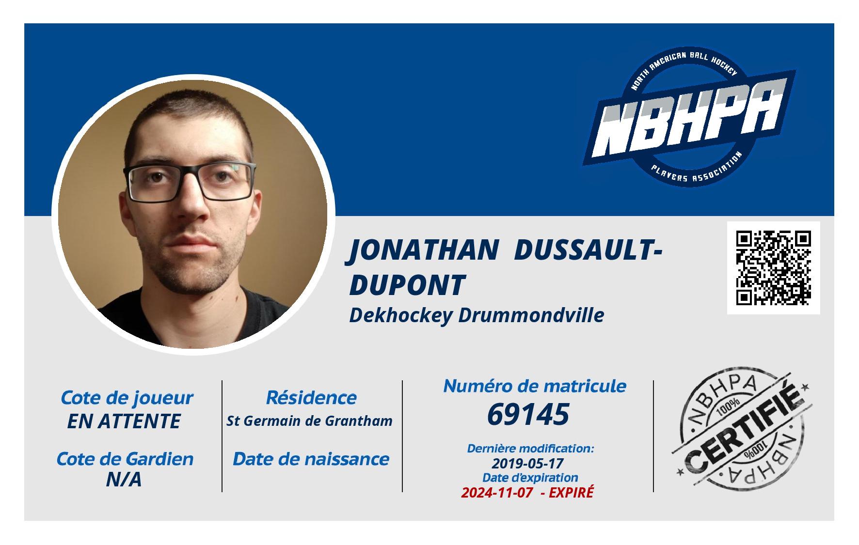 Jonathan  Dussault-Dupont 