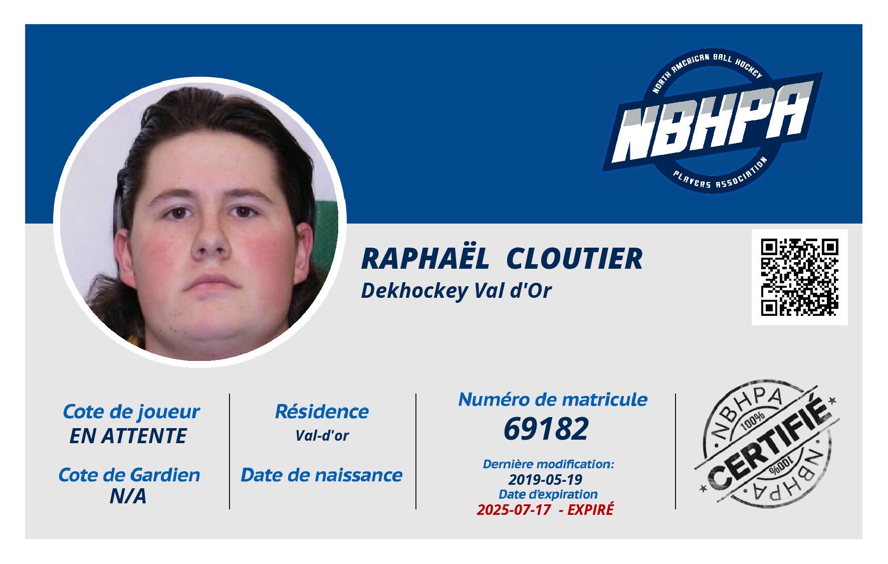 Raphaël  Cloutier