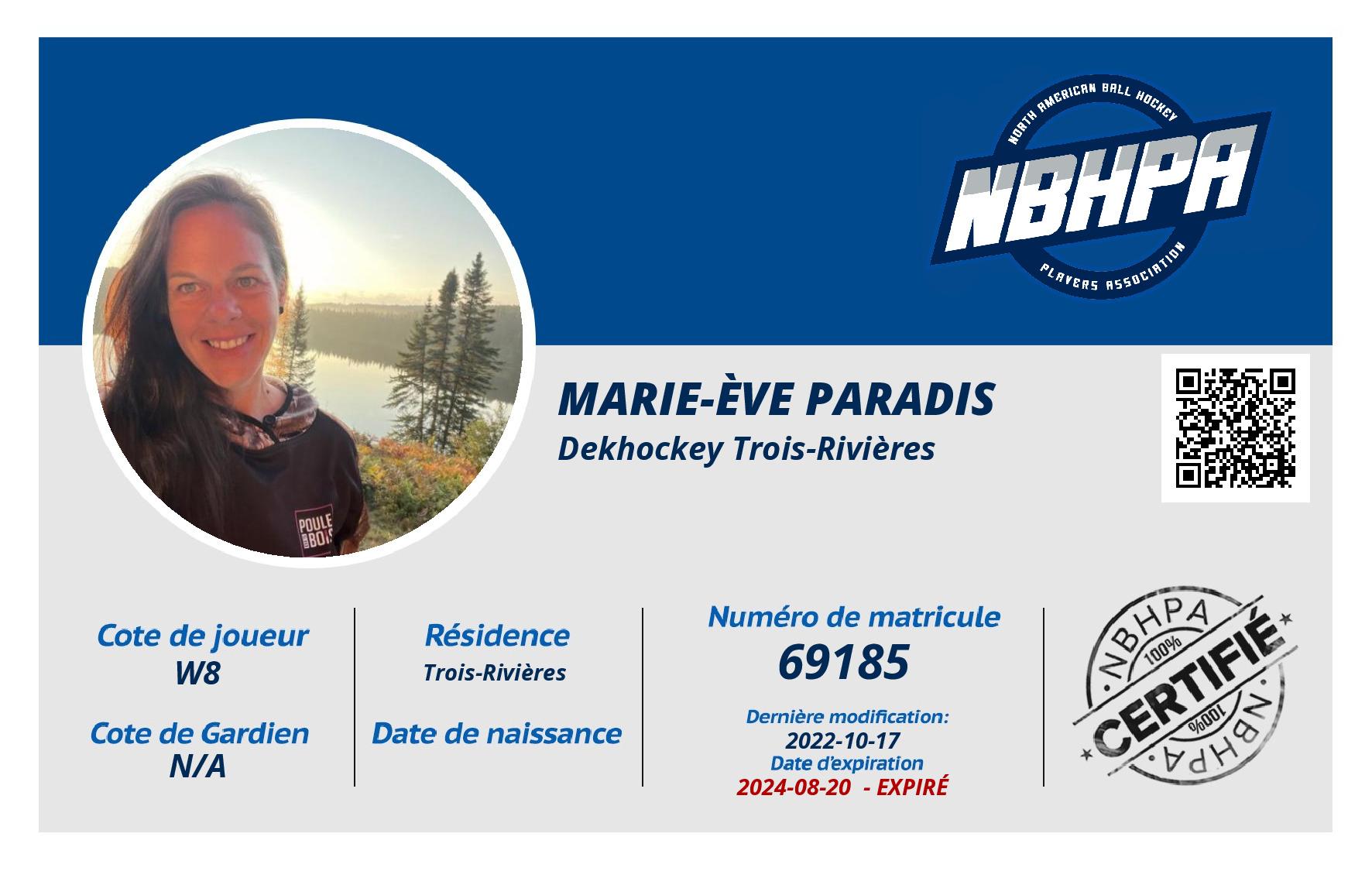 Marie-Ève Paradis